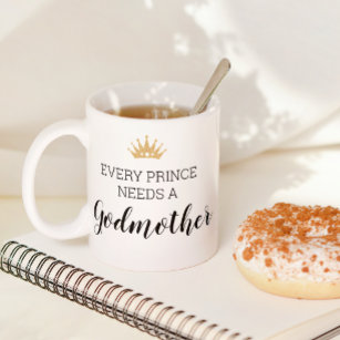 Elke prins heeft een voorstel voor een peettante d koffiemok