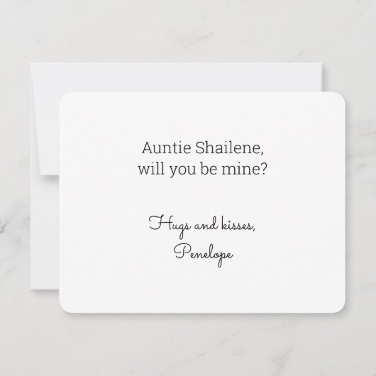 Elke prinses heeft een godmoeder nodig. kaart (Achterkant)