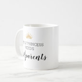 Elke prinses heeft godouders nodig met Afbeelding Koffiemok (Voorkant links)