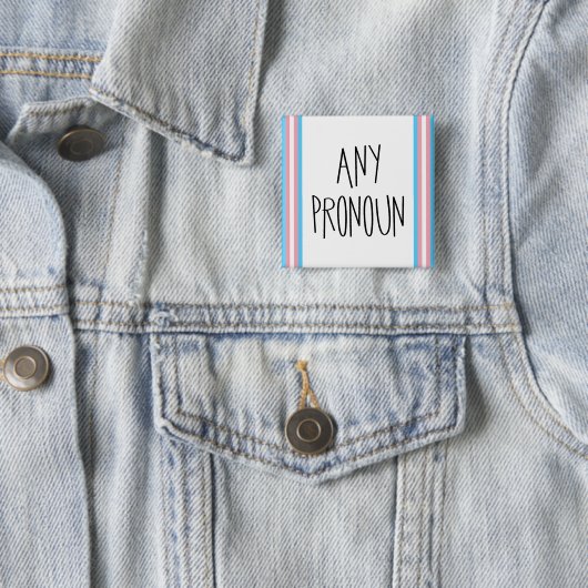 Elke Pronoun Transgender Button (In situ)