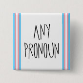 Elke Pronoun Transgender Button (Voorkant)
