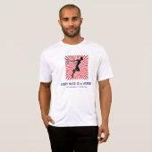 Elke Race is een overwinning, www.NeverQuitCoachin T-shirt (Voorkant volledig)