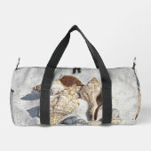 Elke reeks schelpen op het zand plunjezak (Achterkant)