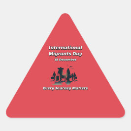 Elke reis is belangrijk. Internationale dag van de Sticker