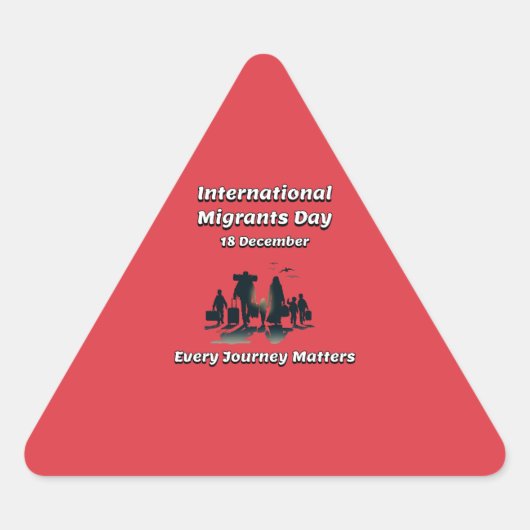 Elke reis is belangrijk. Internationale dag van de Sticker (Voorkant)