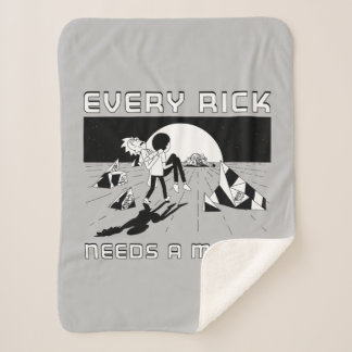 Elke Rick heeft een morty nodig Sherpa Deken