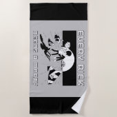 Elke Rick heeft een morty nodig Strandlaken (Voorkant)