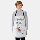 Elke rit is een kleine vakantie schort (Gedragen)