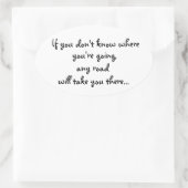 Elke Road-Oval sticker (Tas)