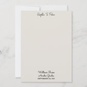 Elke rustieke Fiesta Floral Roos Spaans bruiloft Kaart (Achterkant)