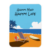 Elke scène, Surf bord, stoel, oceaan Magneet (Verticaal)