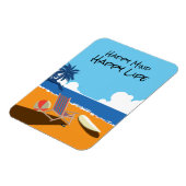 Elke scène, Surf bord, stoel, oceaan Magneet (Linkerzijde)