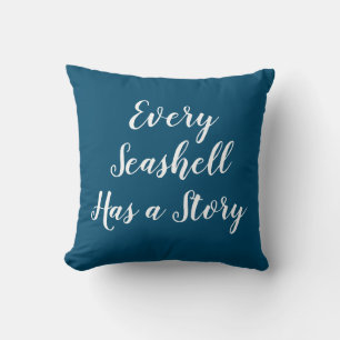 Elke Seashell heeft een Sierkussen van het Verhaal