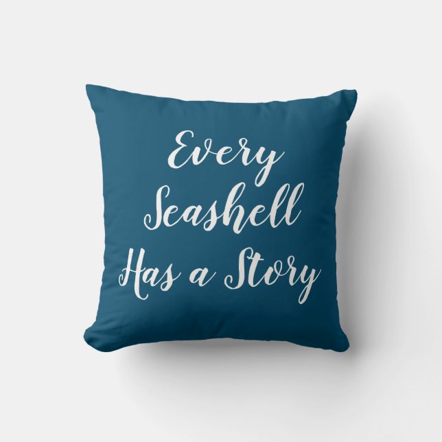 Elke Seashell heeft een Sierkussen van het Verhaal (Voorkant)