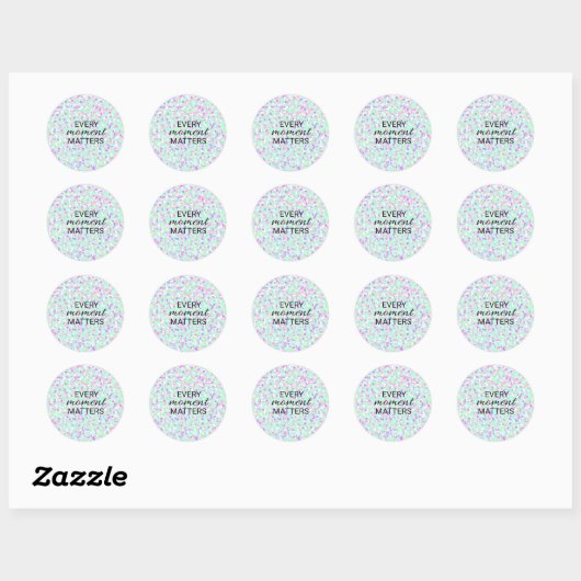 Elke seconde telt sticker (Vel)
