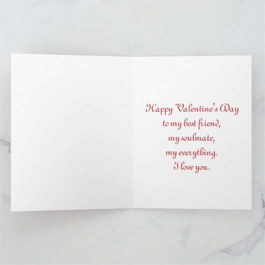 Elke slag van mijn hart kaart (Binnen)