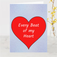 Elke slag van mijn hart