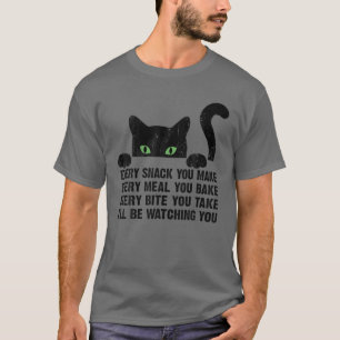 Elke snack die je kat grappige kat mam maakt, kat  t-shirt