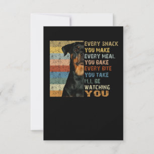 Elke snack die je maakt elke maaltijd die je bakt kaart