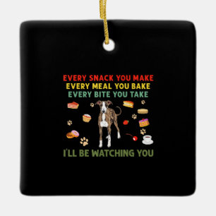 Elke snack die je maakt elke maaltijd die je gebru keramisch ornament