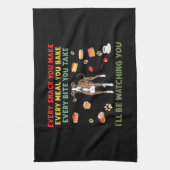 Elke snack die je maakt elke maaltijd die je itali theedoek (Verticaal)