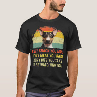 Elke snack die je maakt Engelse Bull Terrier Dog M T-shirt
