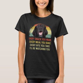 Elke Snack Die Je Maakt Flat Coated Retriever Hond T-shirt