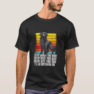 Elke snack die je maakt grappige platte gecoate re t-shirt