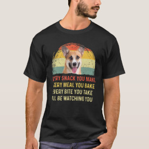 Elke Snack Die Je Maakt Pembroke Welsh Corgi Hond  T-shirt