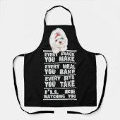 elke snack die je maakt schort (Voorkant)