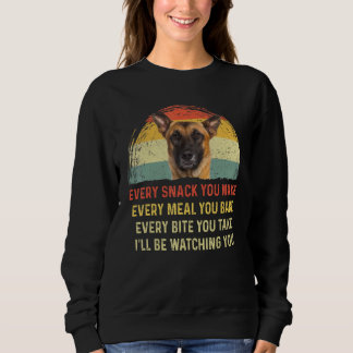 Elke snack die je maakt van Belgische Malinois Dog Trui
