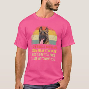 Elke snack die je maakt van Belgische Shepherd Dog T-shirt