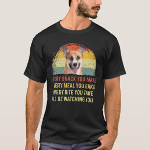 Elke snack die je maakt van Pembroke Welsh Corgi D T-shirt