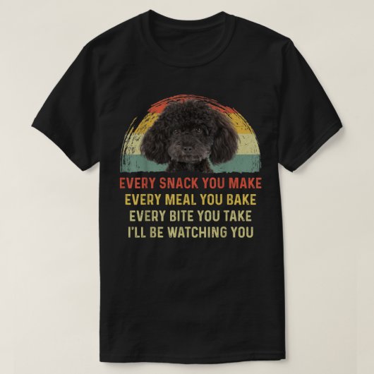 Elke snack die je nodig hebt om de hond van mam te t-shirt (Design voorkant)