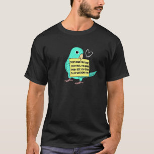 Elke Snack-maaltijd of bite I Turquoise Parrotlet T-shirt