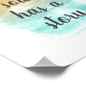 Elke soep heeft een verhaal-Inspirerend Poster (Hoek)