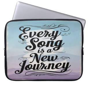 Elke Song Is Een Nieuwe Reis Laptop Sleeve