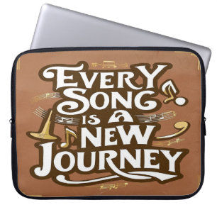 Elke Song Is Een Nieuwe Reis Laptop Sleeve
