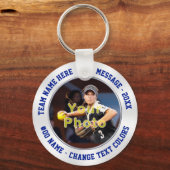 ELKE SPORT EN KLEUREN Goedkope gepersonaliseerde t Sleutelhanger (Voorkant)