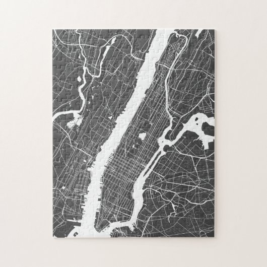 Elke stad | New York Street Map Legpuzzel (Verticaal)
