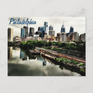 Elke stad skyline... Philadelphia Briefkaart