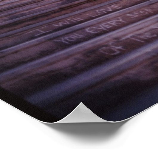 Elke stap in de richting poster (Hoek)