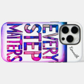 Elke stap is belangrijk in levendige kunst. Case-Mate iPhone case (Achterkant (horizontaal))