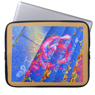 Elke stap van de weglaptophoes laptop sleeve