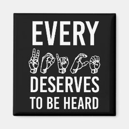 Elke Stem verdient om de giften van SLP te worden  Magneet