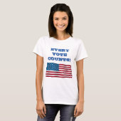 Elke stemgraaf - T-shirt voor vrouwen (Voorkant volledig)