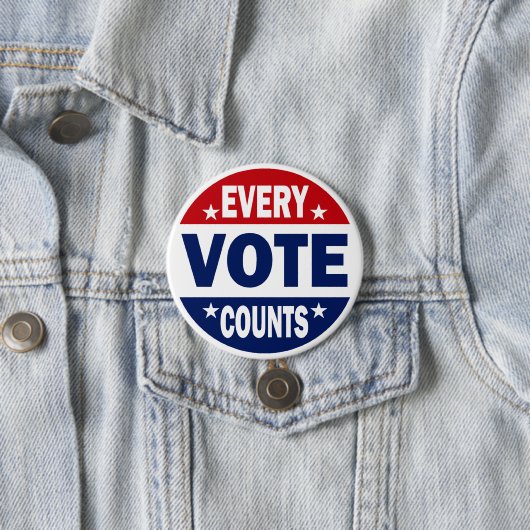 Elke stemlijst ronde button 7,6 cm (In situ)