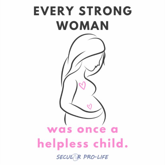 Elke sterke vrouw sticker (Voorkant)