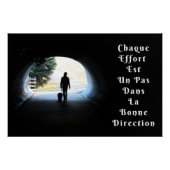 "Elke sterkte" Afbeelding Weergave Positieve citat Perfect Poster (Voorkant)