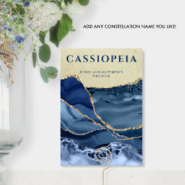 Elke Sterrenbeeldnaam, Blauwe en Gouden Agaat Kaart